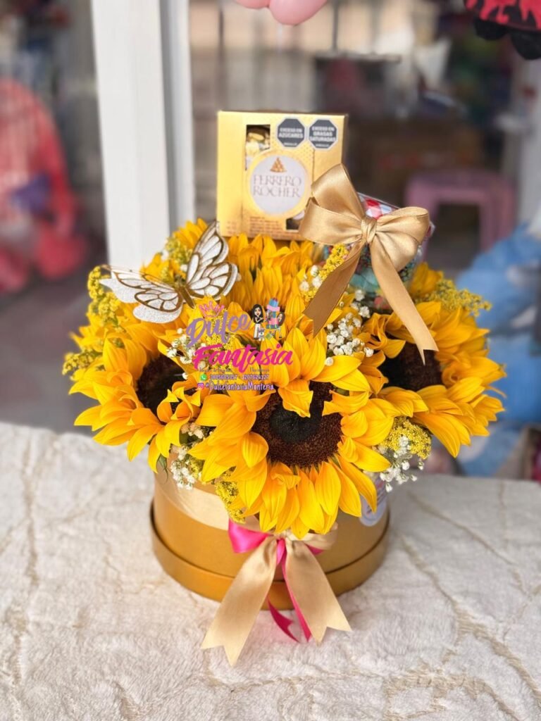 Buquet mediano de girasoles